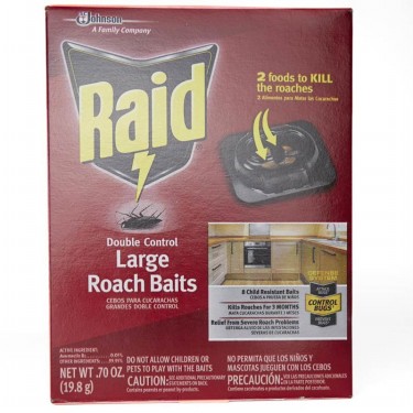 RAID Double Control Roach Baits, Household